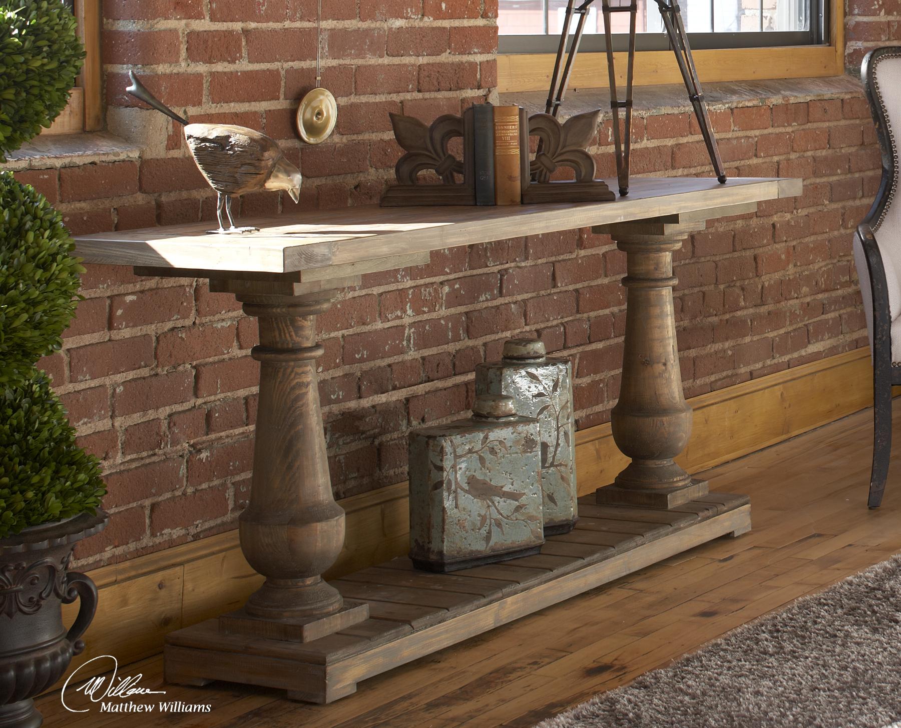 Stratford rustic clearance console table